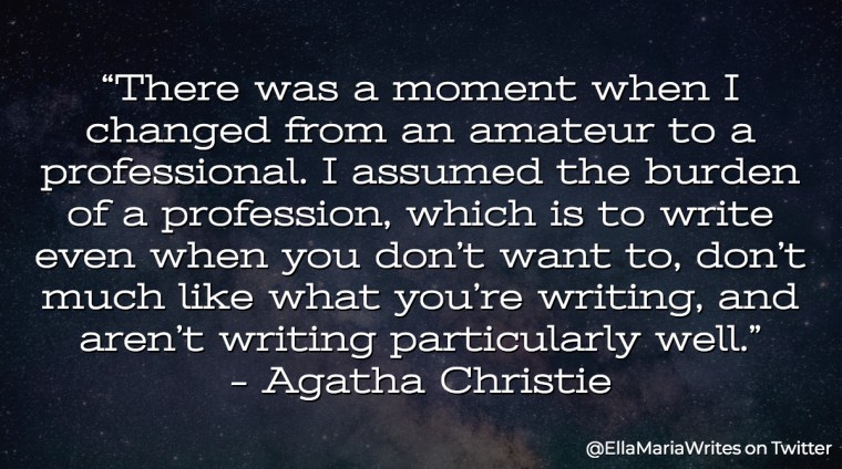 agatha christie quote - twitter - ella