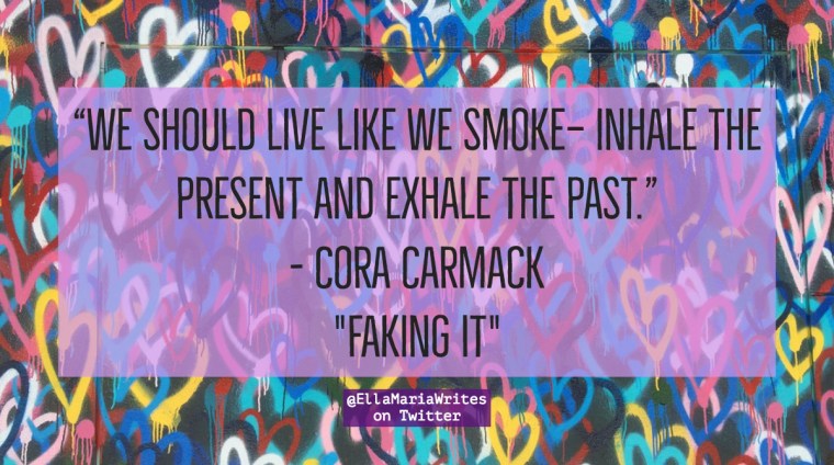 faking it quote - ella